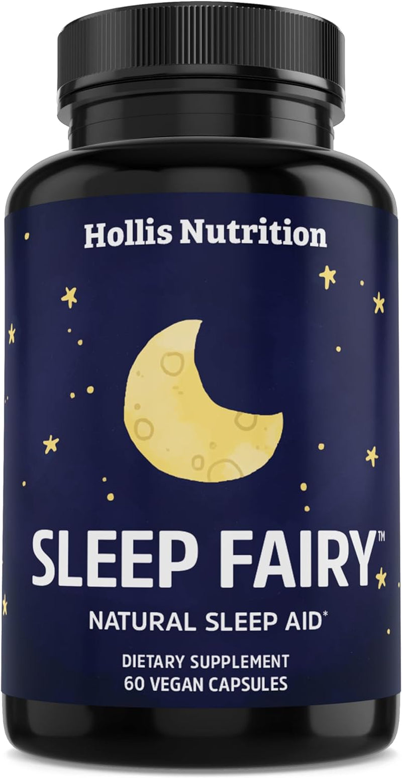 Sleep Fairy Natural Sleep Aid, Melatonin 10Mg, Herbal Vegan Capsules, Non-Habit