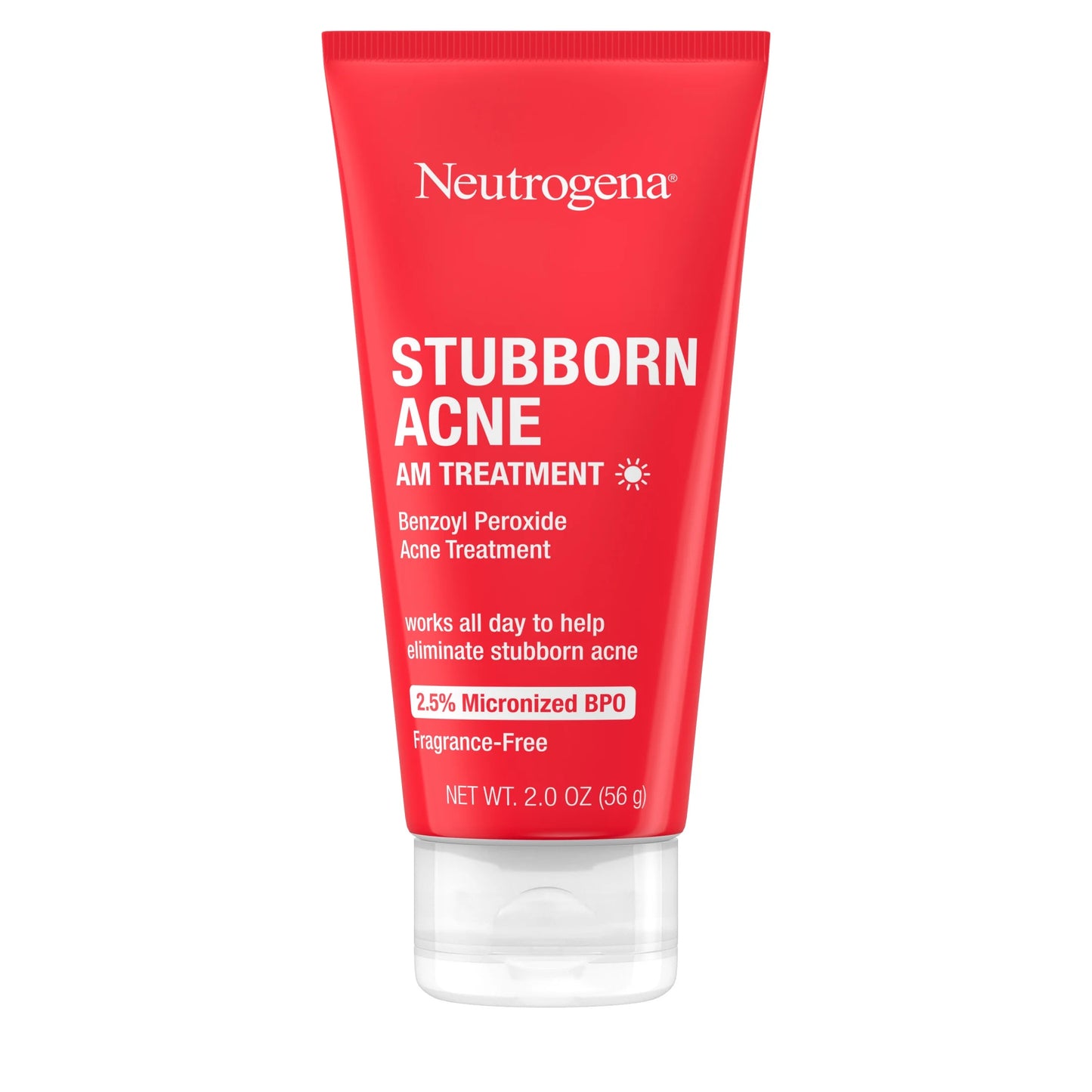 (2 Pack) Stubborn Acne AM Treatment with Benzoyl Peroxide, 2.0 Oz