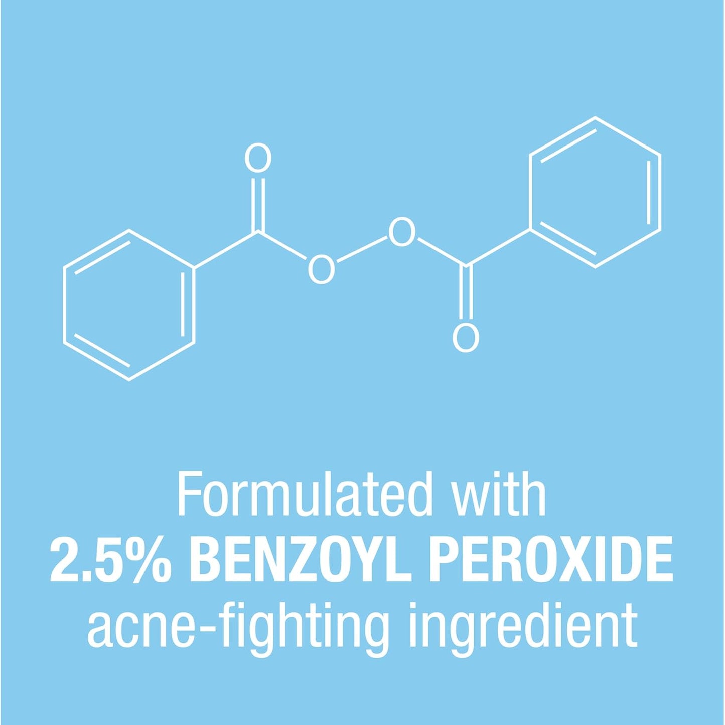 On-The-Spot Acne Spot Treatment Cream with 2.5% Benzoyl Peroxide, Gentle Face Blemish Medicine for Acne-Prone Skin, Vanishing Formula, Clinically Proven Day-1 Results, 0.75-Ounce Tube