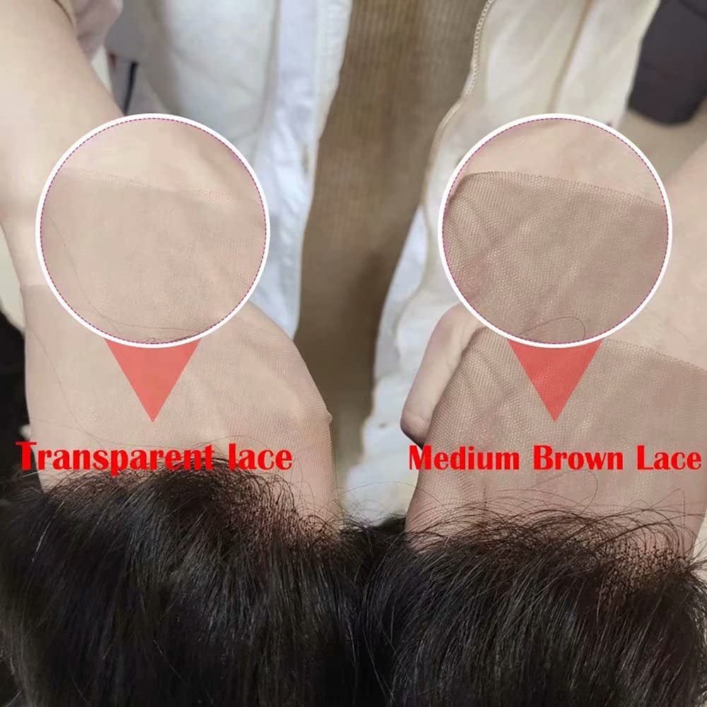 Honey Blonde Highlight Ombre Color Deep Wave 13X6 HD Invisible Lace Front Wig Human Hair Pixie Short Curly Bob Cut Lace Front Human Hair Wig for Women Brazilian Remy Wig Pre Plucked Bleached Knots