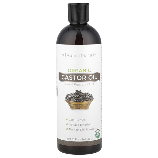 Organic Castor Oil, 16 Fl Oz (473 Ml)