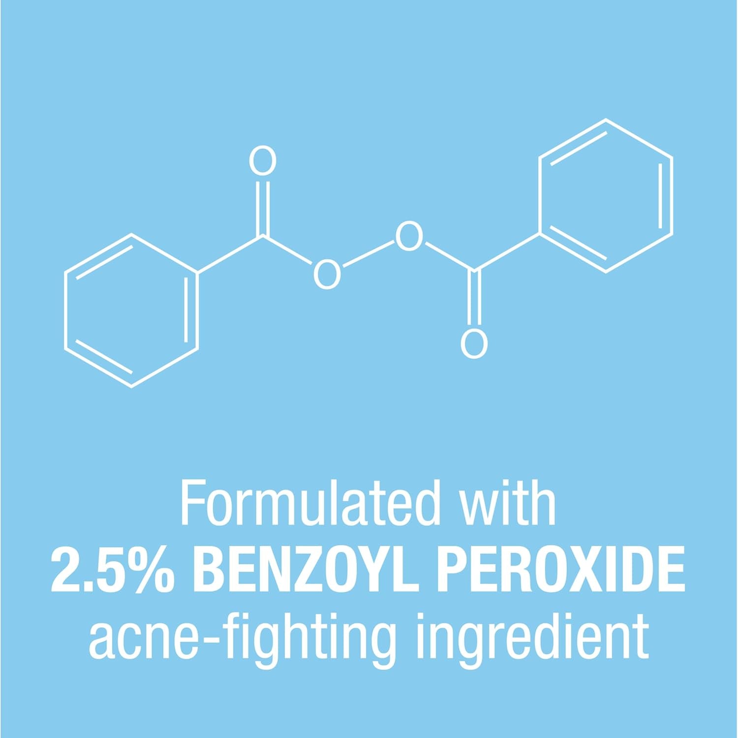 On-The-Spot Acne Spot Treatment Cream with 2.5% Benzoyl Peroxide, Gentle Face Blemish Medicine for Acne-Prone Skin, Vanishing Formula, Clinically Proven Day-1 Results, 0.75-Ounce Tube