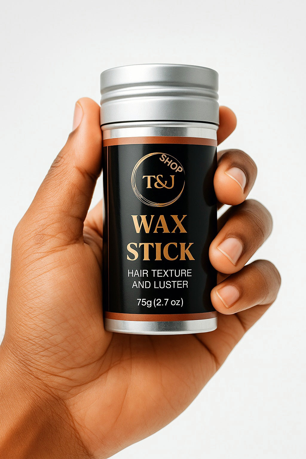 T&J Shop Wax Stick – 75g (2.7 oz) | Strong Hold Hair Wax for Edges, Frizz Control & Styling